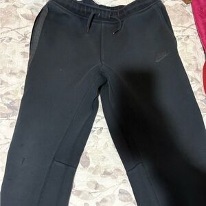 Nike tech kids xl Black Joggers
